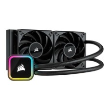   	  	  	  	The CORSAIR iCUE H100i RGB ELITE Series liquid CPU coolers offer first-class CPU cooling, integrated RGB lighting, and refined aesthetics, equipped with CORSAIR AF ELITE Series PWM fans that deliver powerful airflow and specialized low-noise c