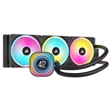   	  	  	CORSAIR iCUE LINK H150i LCD Liquid CPU Cooler - QX120 RGB Fans - 360mm Radiator - Fits Intel LGA 1700, AMD AM5 - iCUE LINK System Hub Included    	     	The CORSAIR iCUE LINK H150i LCD Liquid CPU Cooler shows off your creativity on a stunnin