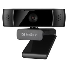   	  	  	  	Sandberg USB Webcam Autofocus DualMic offers you a sharp and clear picture thanks to the Full HD 1080P resolution.    	  	The lens features auto focus and automatic light adjusting, so that the counterpart can always see you clearly. A small e