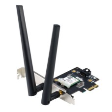   	     	AX1800 Dual Band PCI-E WiFi 6 (802.11ax). Bluetooth 5.2, WPA3 network security, OFDMA and MU-MIMO    	     	  		Next-Gen WiFi Standard - WiFi 6 (802.11ax) standard for better efficiency and throughput.  	  		Ultrafast WiFi Speed -1800 M