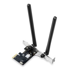   	  	  	  	  	AXE5400 Wi-Fi 6E Bluetooth 5.2 PCIe Adapter    	     	  		Unstoppable Tri-Band Speed -  Speeds up to 2402 Mbps (6 GHz) + 2402 Mbps (5 GHz) + 574 Mbps (2.4 GHz)  	  		WiFi 6E Standard - Expand to the clearer, broader 6 GHz band  	 