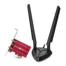   	  	  	  	AXE5400 Wi-Fi 6E Bluetooth 5.2 PCIe Adapter    	     	  		  			Unparalleled Tri-Band Speed 2402 Mbps+2402 Mbps+574 Mb  		  			The Latest Wi-Fi 6E Extends Your Wi-Fi into the 6 GHz Band  		  			Maximized Signal Coverage With a Magnetized A