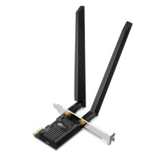   	  	  	  	AXE5400 Wi-Fi 6E Bluetooth 5.3 PCIe Adapter    	  		   	  		  			Unparalleled Tri-Band Speed — Boost your overall speeds up to 2402 Mbps (6 GHz) + 2402 Mbps (5 GHz) + 574 Mbps (2.4 GHz)  		  			WiFi 6E Standard — Expand to the